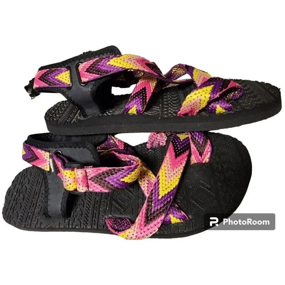 MukLuk Sport Woven Summer Sandals Size 10 New